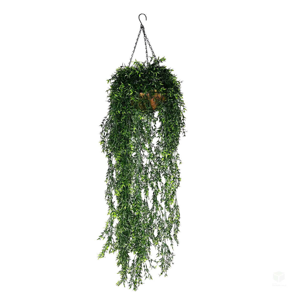 Artificial trailing ruscus in basket 120cm