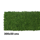 Preserved reindeer moss wall - forest green 0.5 x 3m self adhesive back